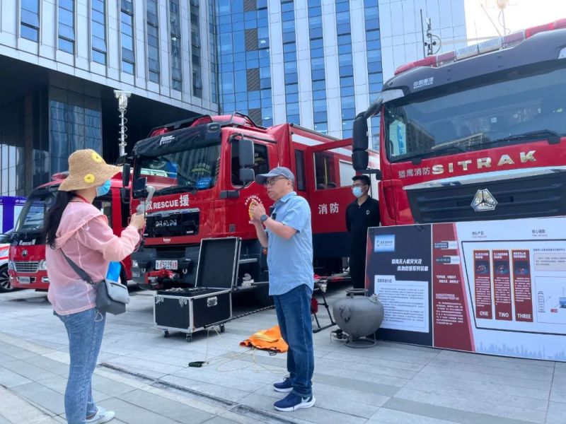 走進(jìn)科技，獵鷹同行 | 獵鷹無人機(jī)滅火救援綜合裝備參與省科技活動(dòng)周創(chuàng)新成果現(xiàn)場(chǎng)展示